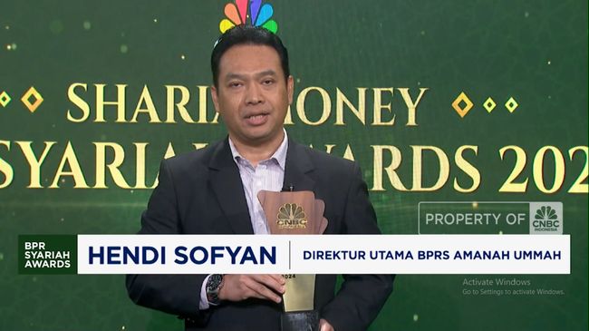 BPRS Amanah Ummah Raih Penghargaan BPR Syariah Awards 2024