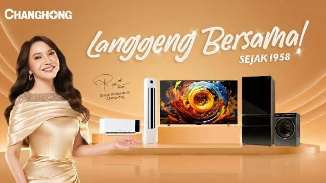 Bawa Pesan "Langgeng Bersama", Changhong Indonesia Resmi Tunjuk Rossa Jadi Brand Ambassador