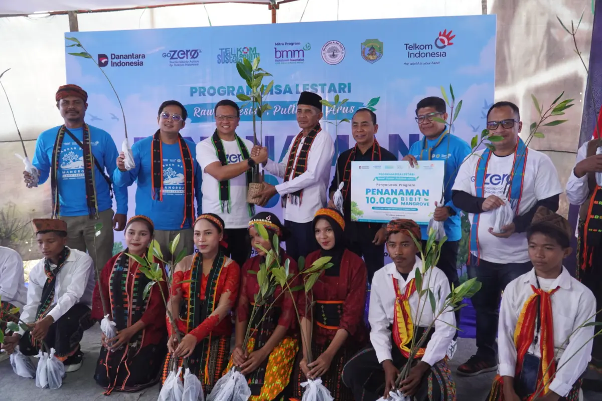 TelkomGroup Tanam 20 Ribu Mangrove, Menumbuhkan Ketahanan Ekosistem Pesisir dan Kesejahteraan Masyarakat